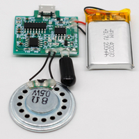 Lecteur de musique personnalisé boîte d'ouverture capteur de lumière activé USB MP3 Module sonore puce pour boîte à cadeaux