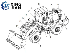 Абсолютно новая коробка передач XING JIAN (замена) для <span class=keywords><strong>ZF</strong></span> 4WG-200, для фронтального погрузчика LiuGong 855, грузоподъемность 3-6 тонн, гарантия 1 год - Product Image 2