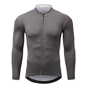 Quality Breathable Quick Dry Custom Sublimation Print <b>Stand</b> Collar Long Sleeve Bicycle <b>Cycling</b> Jersey for Team Event Road Racing - Product Image 4