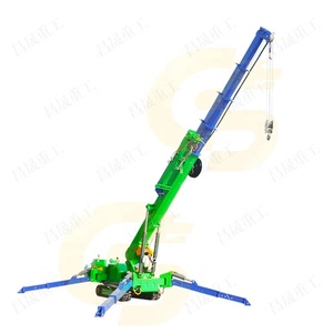 מנוף זחלילי חשמלי מיני עכביש 8 טון עם תו תקן CE, מסגרת בטיחות כתומה, גובה הרמה 20 מטר, רדיוס סיבוב קצר, 1-2 טון, 10 טון - Product Image 2