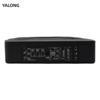 Subwoofer actif mince 6x9 pouces en alliage d'aluminium, haut-parleur de basses alimenté pour voiture, sous le siège, audio de voiture, OEM ODM, directement de l'usine