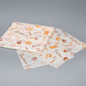 Papier d'emballage pour beurre, biodégradable, résistant à la graisse, imprimé sur mesure, qualité alimentaire, 38-90g, pour sandwichs, pizzas, pain - Product Image 2