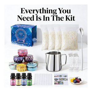 Heat Resistant Candle Jars Empty Luxury Containers With White Lids For Wax Filling Sample Presentation Program - Product Image 5