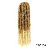 12 Tresses au crochet Butterfly Locs de 14 pouces 1B 4 27 30 BUG #   Extensions de cheveux au crochet en faux locs papillon doux pour femmes