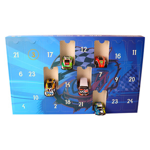 Calendrier de l'Avent Autonomie : Coffret de 24 voitures miniatures, cadeau de Noël pour enfants, thème course automobile - Product Image 3