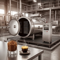 Lyophilisateur à haute précision pour le café, rétention de l'arôme, pour la production de café instantané et d'espresso gourmet
