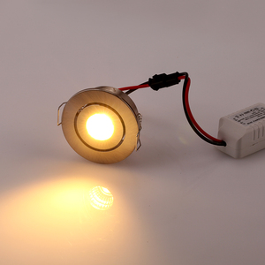 3W <span class=keywords><strong>Mini</strong></span> Cabinet COB Lights Nickel Couleur Diamètre 50mm Led Cabinet cob spotlight - Product Image 3