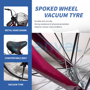 Bicicleta Vintage Nueva OEM de 26 Pulgadas para Hombre y Mujer, Bicicleta Portátil para Caminar, Bicicleta Retro para Estudiantes Universitarios, Bicicleta de Ocio para Mujer - Product Image 4