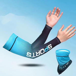 Mangas Deportivas para Ciclismo Unisex, Protección Solar Anti-UV, Color Degradado, Poliéster, Equipo para Actividades al Aire Libre - Product Image 4