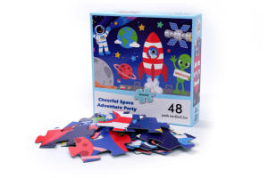 Livre de puzzle personnalisé 48 pièces sur le thème du chat parlant Tom pour filles, jeu d'intérieur, motif rose, papier offset spiralé, outils de réflexion - Product Image 5