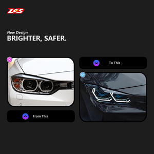 LKS para Serie 3 F30 F35 12V 6000K Nuevo Conjunto de Faros LED de Alta Calidad, Accesorios para Automóviles, Luces LED Súper Brillantes - Product Image 1