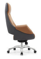 Chaise de bureau de luxe moderne, chaise de direction en cuir à dossier haut, fonction de levage, mobilier contemporain confortable et élégant