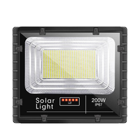 Lampu Sorot LED Tenaga Surya 100W 6000K 80-90LM/W Tahan Air IP67 untuk Luar Ruangan, Lampu Jalan dan Tempat Parkir Tenaga Surya untuk Aplikasi Jalan