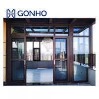 Gonho – kits de solariums et de maisons en verre, triangle, en aluminium, modulaire, préfabriqués, bon marché