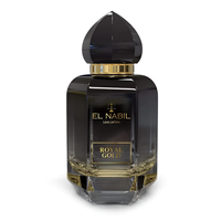 2 65ml Cairan El Nabil Royal Gold Unisex Eau De Parfum Set Parfum Aroma Vanilla Musk Arab Mewah Tahan Lama