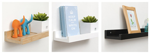 Floating Wall <strong>Shelves</strong> Wall Mount Display Rack Live Edge Floating Shelf <strong>Reclaimed</strong> <strong>Wood</strong> <strong>Shelves</strong> - Product Image 5