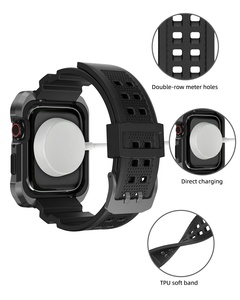 Ốp Dây Đồng Hồ Hợp Kim + TPU Cho <span class=keywords><strong>Apple</strong></span> Iwatch 44Mm 45Mm Ốp Đồng Hồ TPU Khung + Dây TPU - Product Image 4