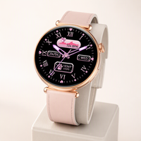 Montre connectée santé pour femmes avec écran AMOLED, détection d'émotions et de fatigue par IA GPT, bracelet en alliage