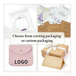 Bracelet délicat bohème en améthyste avec chaîne satellite en acier inoxydable, bijoux en cristal de guérison pour les promotions de la Fête des Mères - Product Image 3