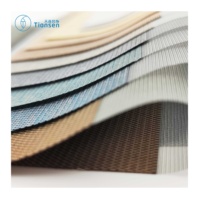 Rideaux occultants et isolants en tissu 100 % polyester à motif zèbre, imperméables, pour jour et nuit, vente en gros