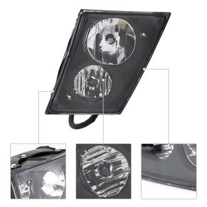 Freightliner VN VNL 630/670/730/780 Kamyonlar 2003-2017 için Yeni Sis Farları, Halojenleri Siyah Farlarla Değiştirin 12V 25W - Product Image 3