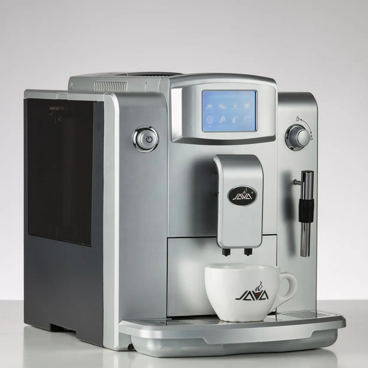 Machine à café expresso italienne, machine à café de luxe entièrement automatique pour cappuccino