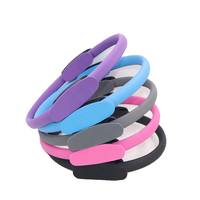 Vente en gros de cercle de fitness en plastique, anneau de yoga pilates, cerceau de musculation, accessoire de résistance cinétique