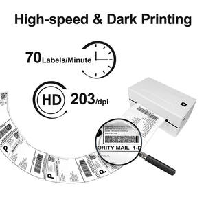 Marklife D100 4*6Inch Draagbare Verzendetiketprinter Inktloze Mobiele Telefoon Logistieke Factuur Printer Barcode Label Maker - Product Image 3