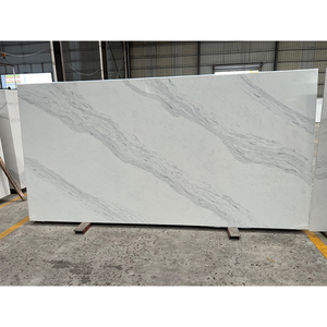 Encimeras de Piedra Artificial de Terrazo de Lujo Alasky, Lavabos de Encimera Modernos para Villa, Diseño de Modelo 3D, Resistentes al Calor - Product Image 4