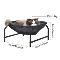 Grand lit pour chat, hamac carré pour animaux de compagnie, lit de couchage pour chat, lit pour chien, vente en gros