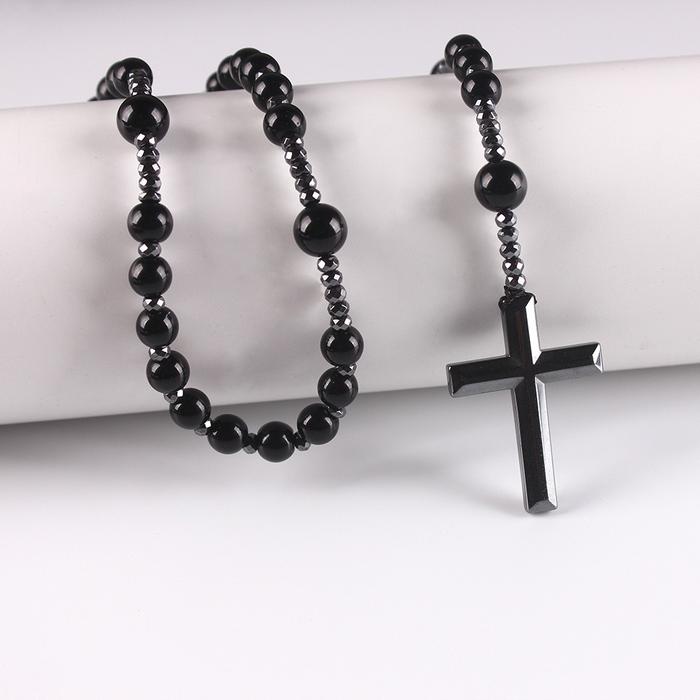 Bright black Imitation agate
