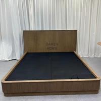 Lit mural OAKEN de style moderne en bois massif, taille King Size, pour la maison et l'hôtellerie, mobilier de maison
