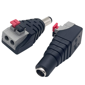 Công suất cao <span class=keywords><strong>DC</strong></span> nối 5.5*2.1 MÉT nữ nam cắm 12V/24V 2pin đẩy <span class=keywords><strong>DC</strong></span> kết nối điện - Product Image 1