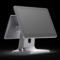 15.6 "11.6" double écrans tout en un POS caisses enregistreuses balance terminal de paiement au détail point de vente complet
