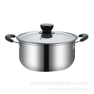 Stainless Steel <b>Soup</b> <b>Pot</b> 24cm Induction Compatible 5L Above Household Cooking <b>Pot</b> - Product Image 5