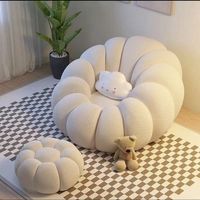 Juego de Muebles de Sala de Estar en Forma de L, Color Gris, Sofá Seccional, Puff, Sillón Tipo Bean Bag