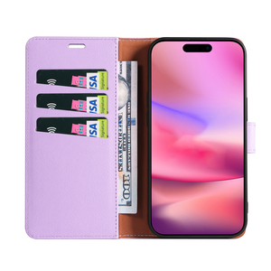 Chống trộm bàn chải từ da điện thoại bao gồm khe cắm thẻ ví chủ lật bảo vệ điện thoại di động Trường hợp đối với iPhone 15 16 Pro se4 - Product Image 4