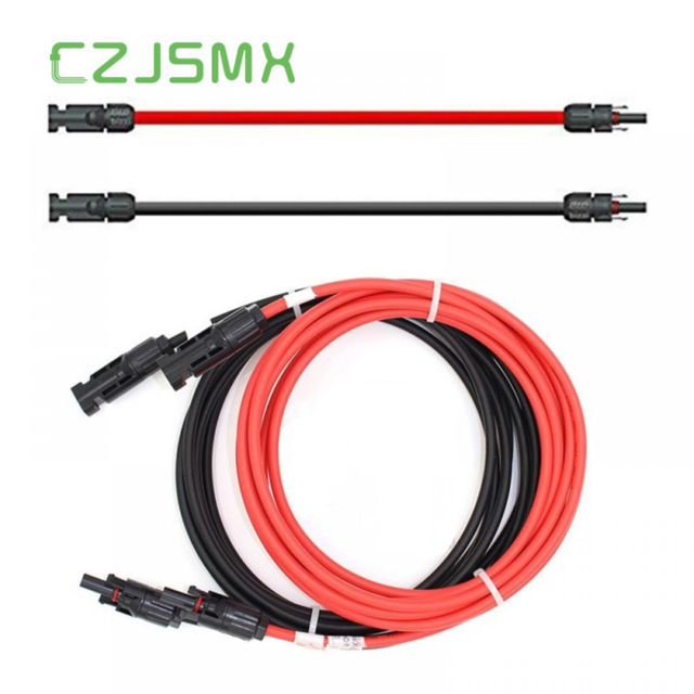 MingXin High Temperature Resistant MC 4 Wire Harness 6AWG 12V Flexible XLPE Insulation Listed