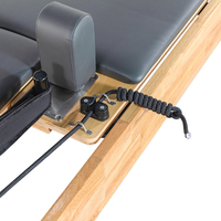 Machine de Pilates Reformer Commerciale Professionnelle en Bois de Chêne, Lits de Pilates Reformer, Machine de Pilates Reformer avec Logo Personnalisé