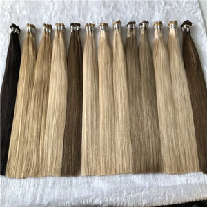 ต่อผมแบบแฮนด์ไทด์ ยี่ห้อ Jasmine Beauty สีบลอนด์ฟอก ขายดี ผมเรียงเส้นสวย 100% เรมี่แฮร์ แท้จากธรรมชาติ ขายส่ง - Product Image 3