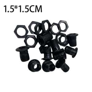 10x <b>Black</b> Air <b>Vent</b> with Gaskets Set for 1/2\" Percussion Accessories Gear Drum Strainer - Product Image 2