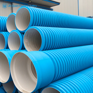 PP sóng đôi tường HDPE Dải thép gia cố áp lực cao xoắn ốc sóng ống thoát nước dn200 dn1200 ăn mòn - Product Image 6