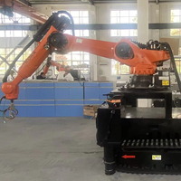 Robot industriel KUKA 6 axes KR210 R2700-2 pour la construction murale, le durcissement du ciment, les détails muraux, la texture des murs, le mélange de matériaux, la proportionnalité des mélanges et l'impression 3D