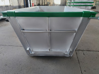 6 benne cubique Benne à ordures en métal Benne à ordures Benne à ordures Conteneur de déchets Recycleur d'aliments Poubelle à ordures