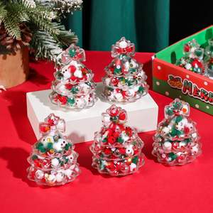 Nuevos juguetes de descompresión con sonido, en forma de árbol de Navidad, con polvo brillante, juguetes para apretar y descomprimir. - Product Image 3