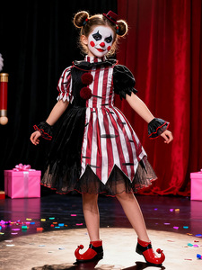 Costume de clown pour enfants d'<span class=keywords><strong>Halloween</strong></span> pour garçons et filles COS Festival Party and School Group Performance for Foreign Trade - Product Image 2