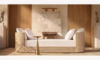 Banc de bout de lit moderne pliable en bois de rose massif American R, couleur et taille personnalisables, pour salon et détente