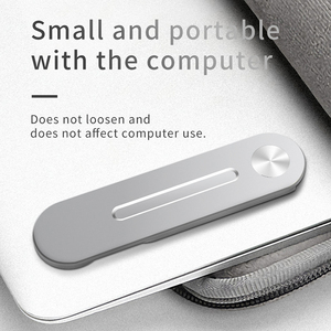 Support de téléphone magnétique adhésif en aluminium pour ordinateur portable, support portable double écran pour ordinateur portable/moniteur - Product Image 5