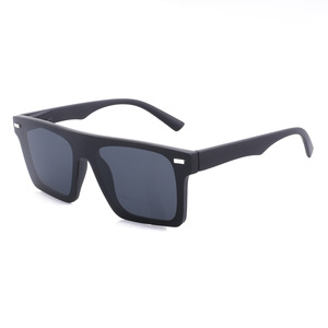 Fashion Sunglasses <b>Rectangle</b> Polarized 100% Uv Protection Outdoors Unisex Adult Full Rim Blue <b>Mirror</b> Lenses - Product Image 3