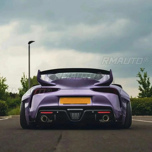 สปอยเลอร์หลังคาคาร์บอนไฟเบอร์คุณภาพสูงสำหรับ Toyota Supra A90 ปี 2019-2020 ปีกหลังฝากระโปรงท้าย ครอบฝากระโปรงท้าย สไตล์ Streethunter - Product Image 4